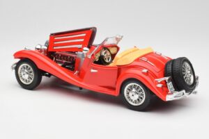 Mercedes 500K Roadster Κόκκινο Bburago 1:18 3020 Μέταλλο - εικόνα 5 από 8