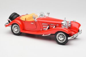 Mercedes 500K Roadster Κόκκινο Bburago 1:18 3020 Μέταλλο - εικόνα 6 από 8