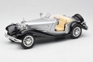 Mercedes 500K Roadster Ασημί Bburago 1:18 3020-M1 Μέταλλο - εικόνα 2 από 8