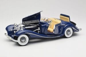 Mercedes 500K Special Roadster Μπλε Maisto 1:18 56059 Μέταλλο - εικόνα 2 από 8