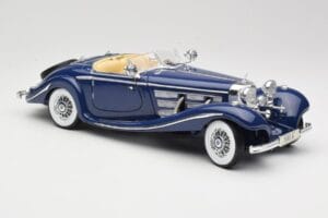 Mercedes 500K Special Roadster Μπλε Maisto 1:18 56059 Μέταλλο - εικόνα 6 από 8
