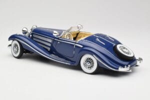 Mercedes 500K Special Roadster Μπλε Maisto 1:18 56059 Μέταλλο - εικόνα 7 από 8