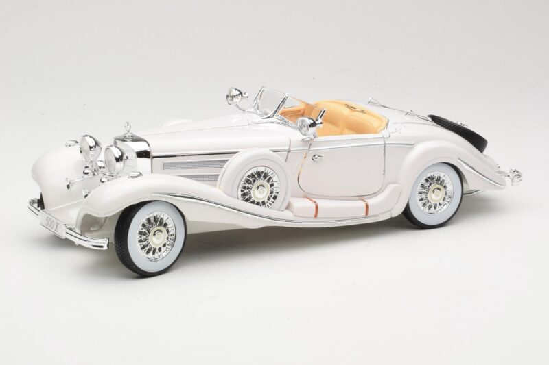 Mercedes 500K Special Roadster Λευκό Premiere Edition Maisto 1:18 536055 Μέταλλο
