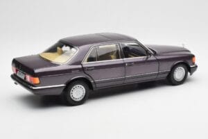 Mercedes 560 SEL W126 Μωβ Metallic Norev 1:18 183544 Μέταλλο - εικόνα 3 από 8