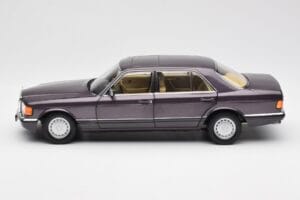 Mercedes 560 SEL W126 Μωβ Metallic Norev 1:18 183544 Μέταλλο - εικόνα 4 από 8