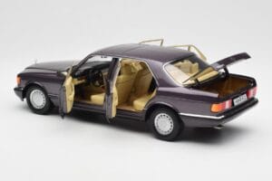 Mercedes 560 SEL W126 Μωβ Metallic Norev 1:18 183544 Μέταλλο - εικόνα 5 από 8