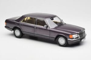 Mercedes 560 SEL W126 Μωβ Metallic Norev 1:18 183544 Μέταλλο - εικόνα 6 από 8