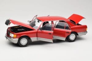 Mercedes 560 SEL W126 Κόκκινο Norev 1:18 183463 Μέταλλο - εικόνα 2 από 8