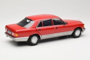 Mercedes 560 SEL W126 Κόκκινο Norev 1:18 183463 Μέταλλο - εικόνα 3 από 8