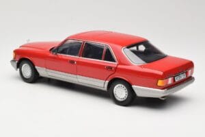 Mercedes 560 SEL W126 Κόκκινο Norev 1:18 183463 Μέταλλο - εικόνα 7 από 8