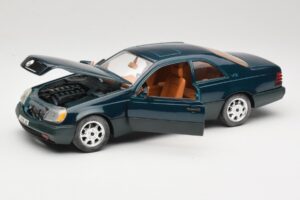 Mercedes 600 SEC C140 Πράσινο Majorette 1:18 4418 Μέταλλο - εικόνα 2 από 8