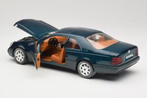 Mercedes 600 SEC C140 Πράσινο Majorette 1:18 4418 Μέταλλο - εικόνα 5 από 8
