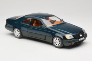 Mercedes 600 SEC C140 Πράσινο Majorette 1:18 4418 Μέταλλο - εικόνα 6 από 8