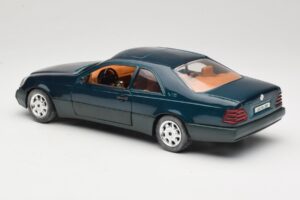 Mercedes 600 SEC C140 Πράσινο Majorette 1:18 4418 Μέταλλο - εικόνα 7 από 8