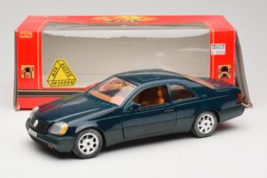 Mercedes 600 SEC C140 Πράσινο Majorette 1:18 4418 Μέταλλο - εικόνα 8 από 8