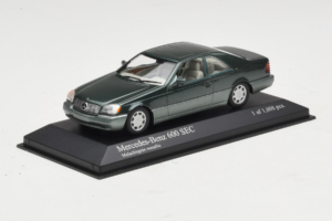 Mercedes 600 SEC W140 Πράσινο Μεταλλικό Minichamps 1:43 430032604 Μέταλλο - εικόνα 2 από 4
