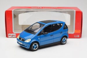 Mercedes A-Class W168 Ανοιχτό Μπλε Maisto 1:18 37800-M5 Μέταλλο - εικόνα 8 από 8