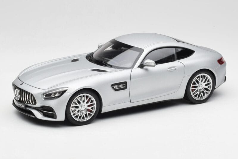 Mercedes AMG GT S C190 Designo Iridium Ασημί Magno Norev 1:18 B66960485 Μέταλλο