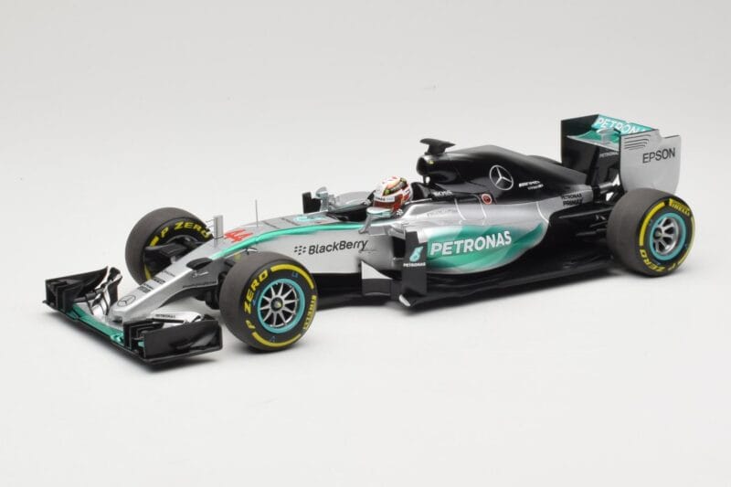 Mercedes AMG Petronas W06 Hybrid #44 L. Hamilton F1 World Champion 2015 Minichamps 1:18 186150044 Μέταλλο