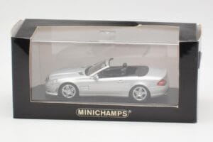 Mercedes AMG SL63 R230 Ασημί Wheels Type 2 Minichamps 1:43 SL63001 Μέταλλο - εικόνα 4 από 4