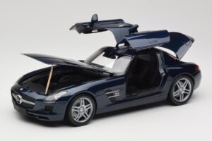 Mercedes SLS AMG C197 Blue Metallic Minichamps 1:18 180039021 Μέταλλο - εικόνα 2 από 8