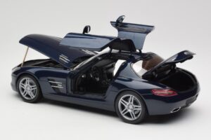 Mercedes SLS AMG C197 Blue Metallic Minichamps 1:18 180039021 Μέταλλο - εικόνα 5 από 8