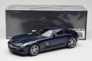 Mercedes SLS AMG C197 Blue Metallic Minichamps 1:18 180039021 Μέταλλο - εικόνα 8 από 8