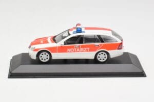 Mercedes C-Class S203 Notarzt Minichamps 1:43 430030190 Μέταλλο