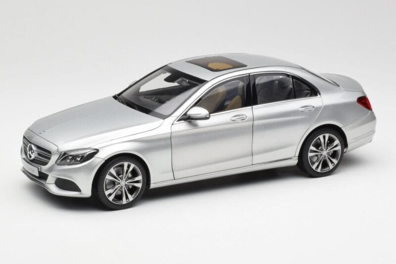 Mercedes C-Class W205 Iridium Ασημί Μεταλλικό Norev 1:18 B66960253 Μέταλλο