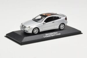 Mercedes C-Class W203 Sport Coupe Ασημί Minichamps 1:43 B66961916 Μέταλλο - εικόνα 2 από 4