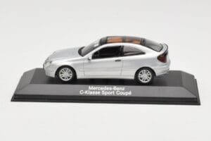 Mercedes C-Class W203 Sport Coupe Ασημί Minichamps 1:43 B66961916 Μέταλλο