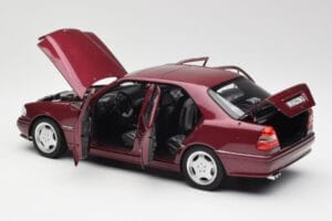 Mercedes AMG C36 W202 Almandine Κόκκινο Norev 1:18 B66040706 Μέταλλο - εικόνα 5 από 8