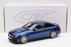 Mercedes AMG C63 S W205 Μπλε GT Spirit 1:18 ZM044 Ρητίνη - εικόνα 6 από 6