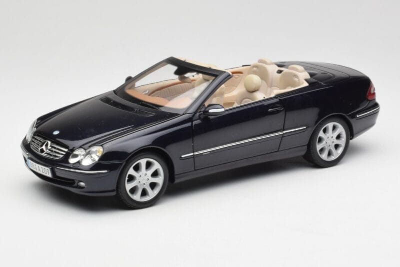 Mercedes CLK 500 W209 Καμπριολέ Σκούρο Μπλε Μεταλλικό Kyosho 1:18 B66962174 Μέταλλο