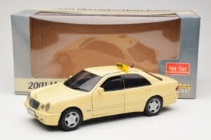 Mercedes E320 W210 Taxi Sun Star 1:18 1160 Μέταλλο - εικόνα 8 από 8