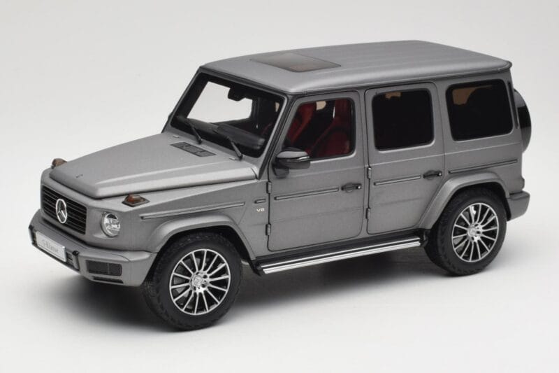 Mercedes G-Class G500 W463A Designo Platinum Magno Minichamps 1:18 B66960811 Μέταλλο