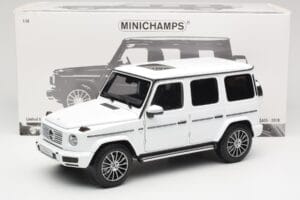 Mercedes G-Class G 500 W463A Diamond White Metallic Minichamps 1:18 113037111 Μέταλλο - εικόνα 8 από 8