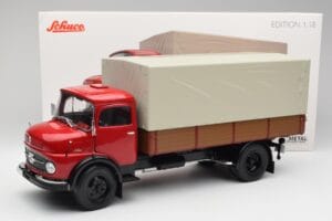 Mercedes L 911 Κόκκινο Schuco 1:18 450016400 Μέταλλο - εικόνα 8 από 8