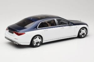 Mercedes Maybach S-Class Z223 Nautical Blue Diamond White Almost Real 1:18 820126 Μέταλλο - εικόνα 3 από 8
