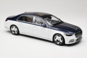 Mercedes Maybach S-Class Z223 Nautical Blue Diamond White Almost Real 1:18 820126 Μέταλλο - εικόνα 6 από 8