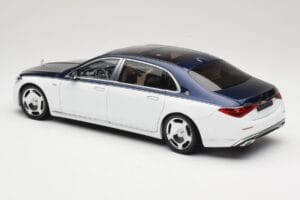 Mercedes Maybach S-Class Z223 Nautical Blue Diamond White Almost Real 1:18 820126 Μέταλλο - εικόνα 7 από 8