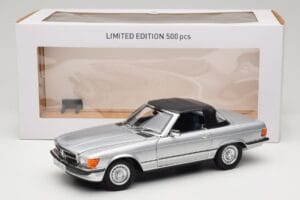 Mercedes R107 380 SL Ασημί Norev 1:18 183725 Μέταλλο - εικόνα 8 από 8