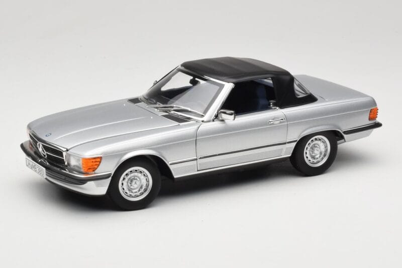 Mercedes R107 380 SL Ασημί Norev 1:18 183725 Μέταλλο