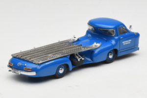 Mercedes Renntransporter Blue Wonder CMC 1:43 M-036K Μέταλλο - εικόνα 3 από 8