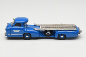 Mercedes Renntransporter Blue Wonder CMC 1:43 M-036K Μέταλλο - εικόνα 4 από 8