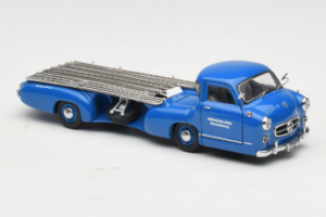 Mercedes Renntransporter Blue Wonder CMC 1:43 M-036K Μέταλλο - εικόνα 6 από 8