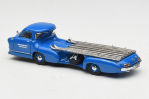 Mercedes Renntransporter Blue Wonder CMC 1:43 M-036K Μέταλλο - εικόνα 7 από 8
