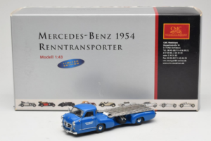 Mercedes Renntransporter Blue Wonder CMC 1:43 M-036K Μέταλλο - εικόνα 8 από 8