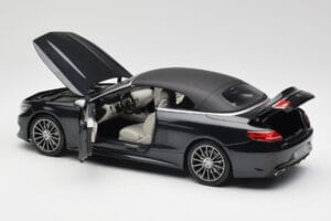 Mercedes S-Class Καμπριολέ A217 Magnetite Μαύρο Μεταλλικό Norev 1:18 B66960354 Μέταλλο - εικόνα 5 από 8