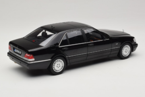 Mercedes S-Class W140 S600 Obsidian Black Metallic Norev 1:18 183045 Μέταλλο - εικόνα 3 από 8